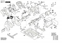 Bosch 3 601 F82 170 GKS 55+ GCE Circular hand saw 230 V / GB Spare Parts GKS55+GCE